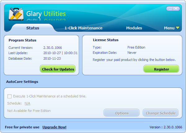 glarysoft utilities free